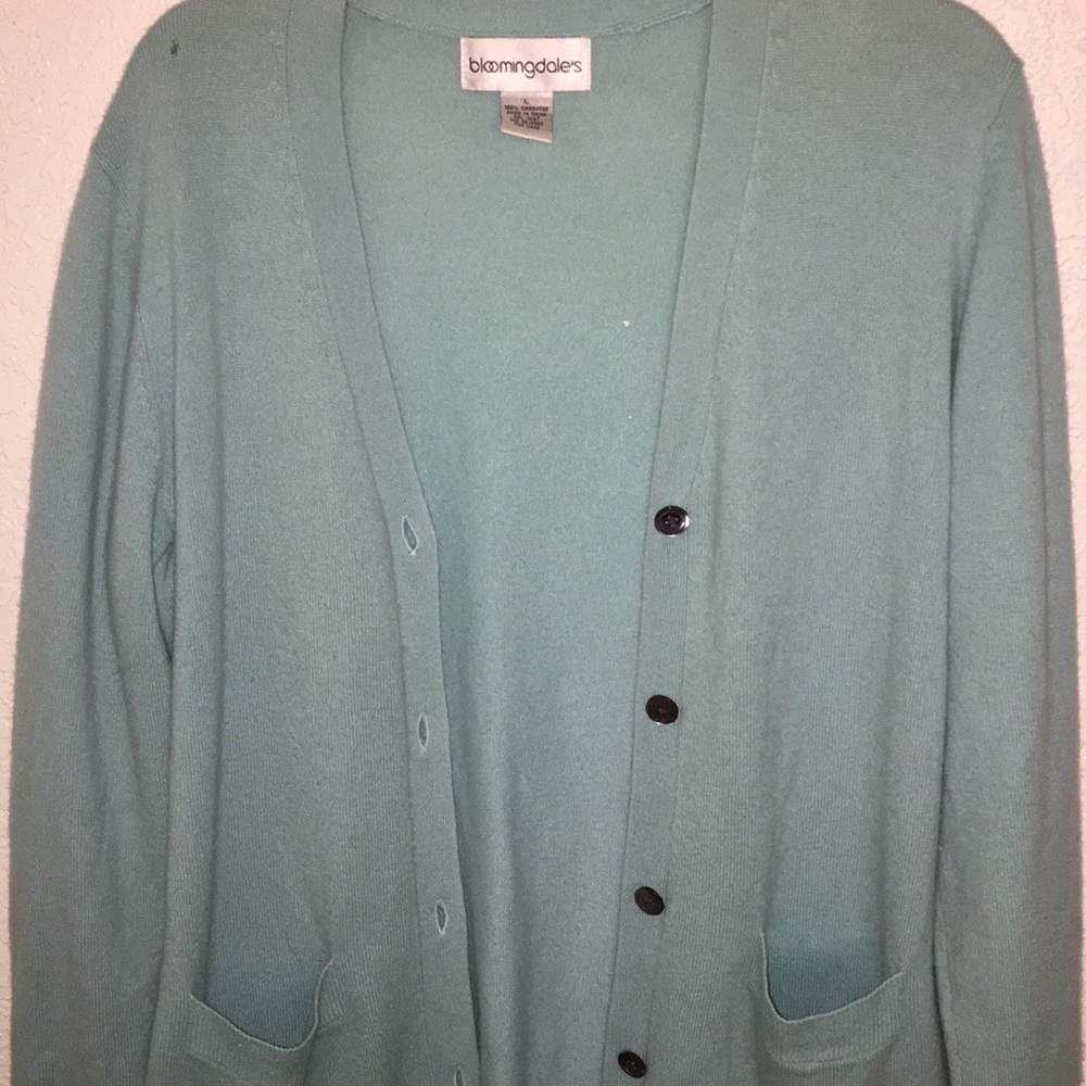 Light blue cardigan